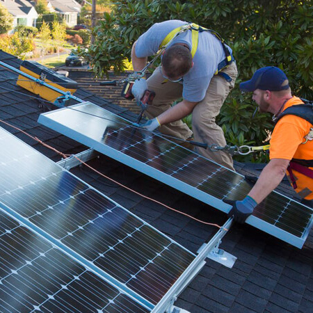 Sistema solare residenziale collegato alla rete da 8 kW in Florida